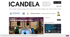 Desktop Screenshot of icandela.com