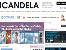 Tablet Screenshot of icandela.com